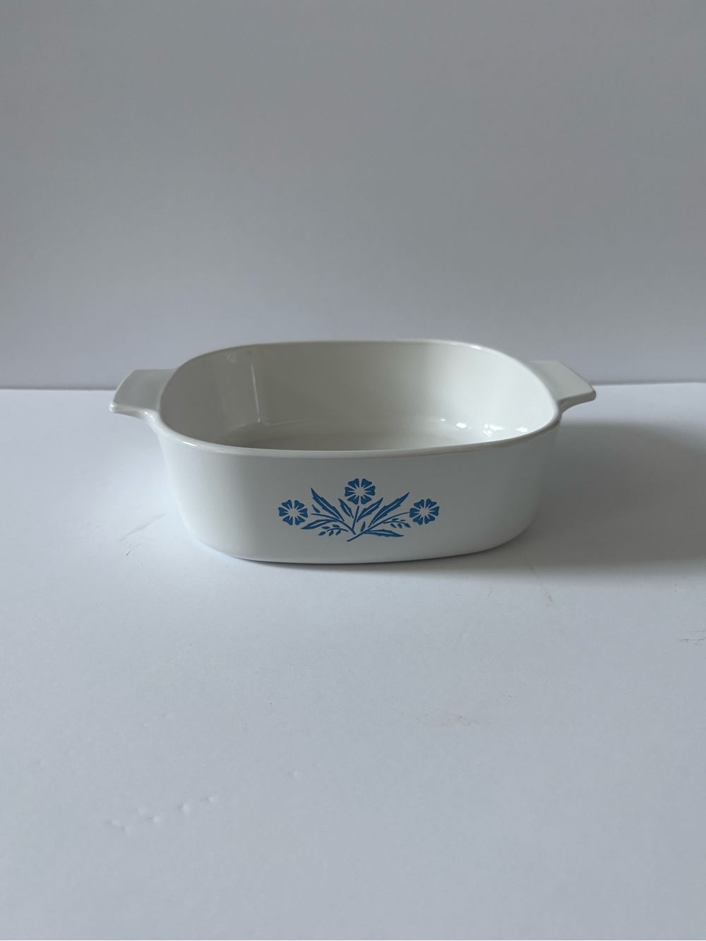 CorningWare Blue Cornflower White Ceramic Baking Dish